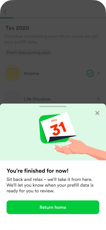 Taxfix permission prompt