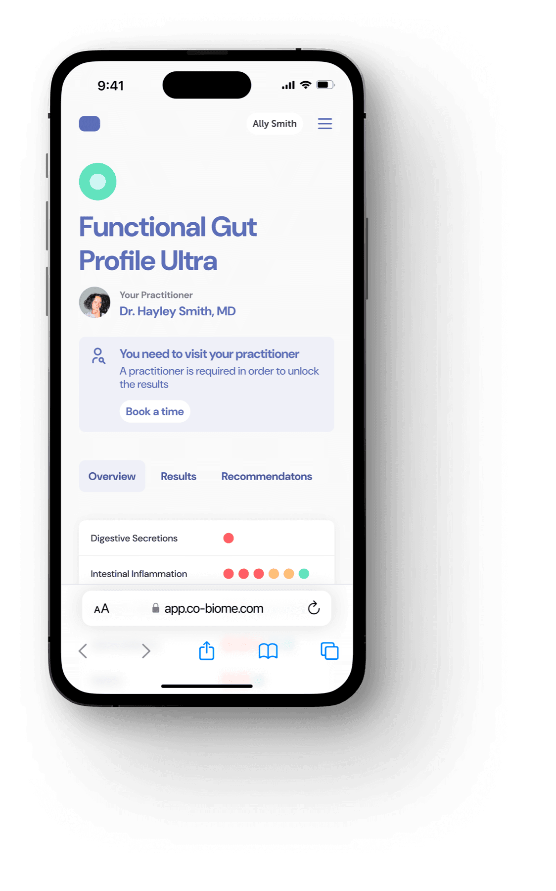 Trend tracking: providers monitor patient progress over time