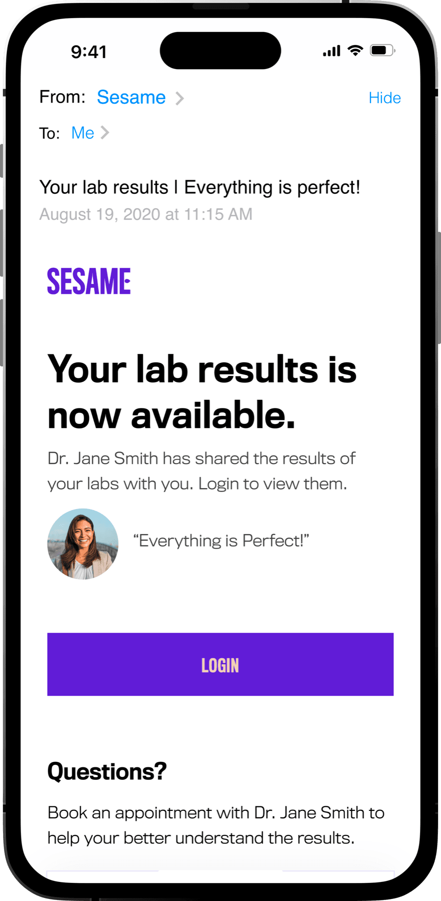 Sesame streamlined booking flow