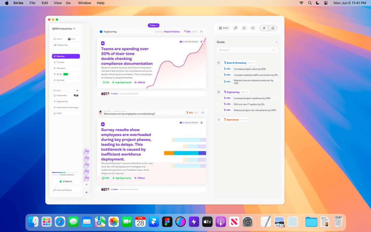 Strike Analytics: AI-Driven Platform Development